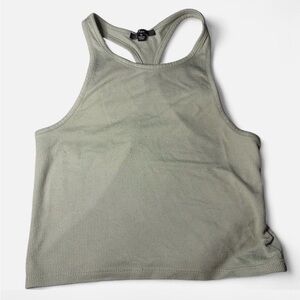 Lulu's Sage Green Racerback Tank Top